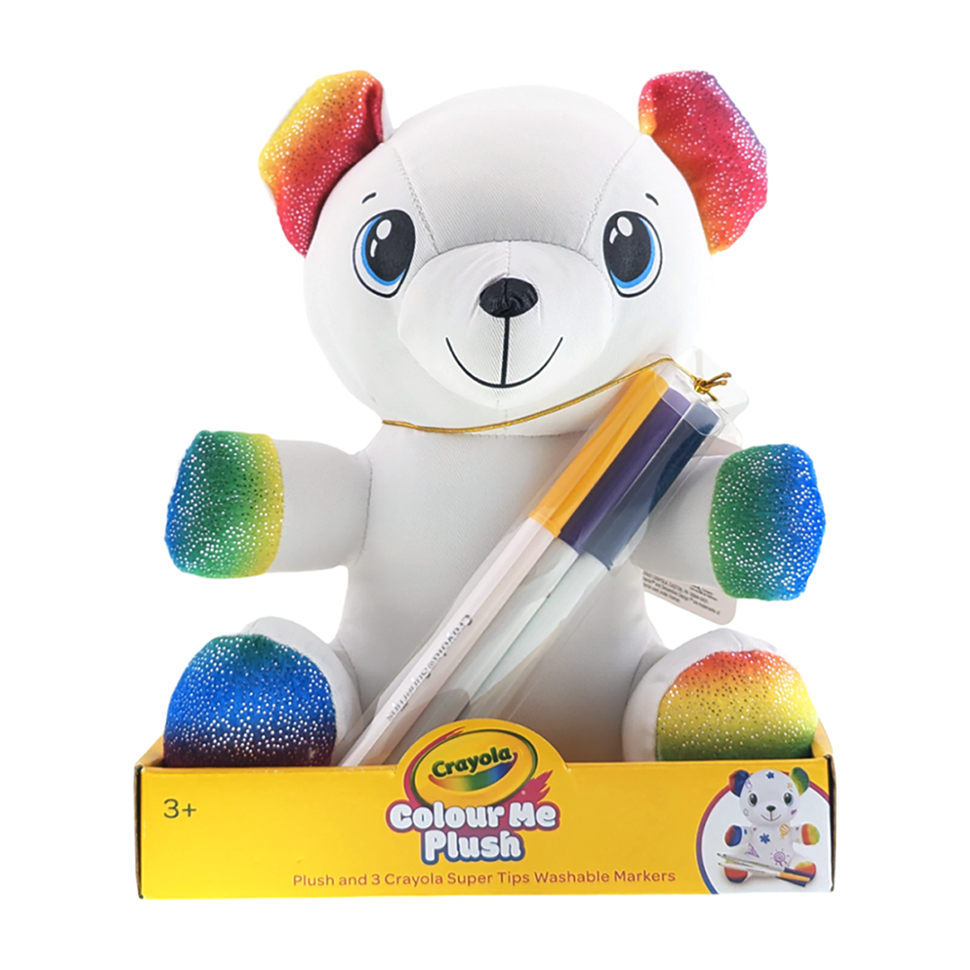 Crayola Colour Me Plush Bear