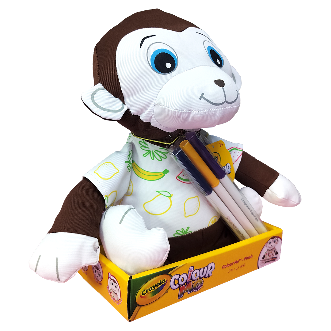 Crayola Colour Me Plush Monkey