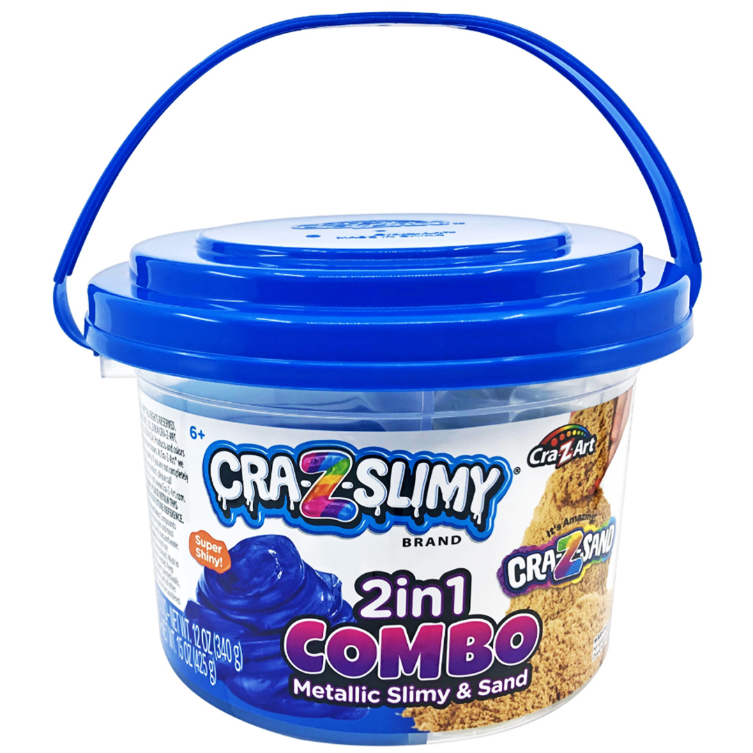 Crazslimy 2-in-1 Slimy Sand Combo Bucket