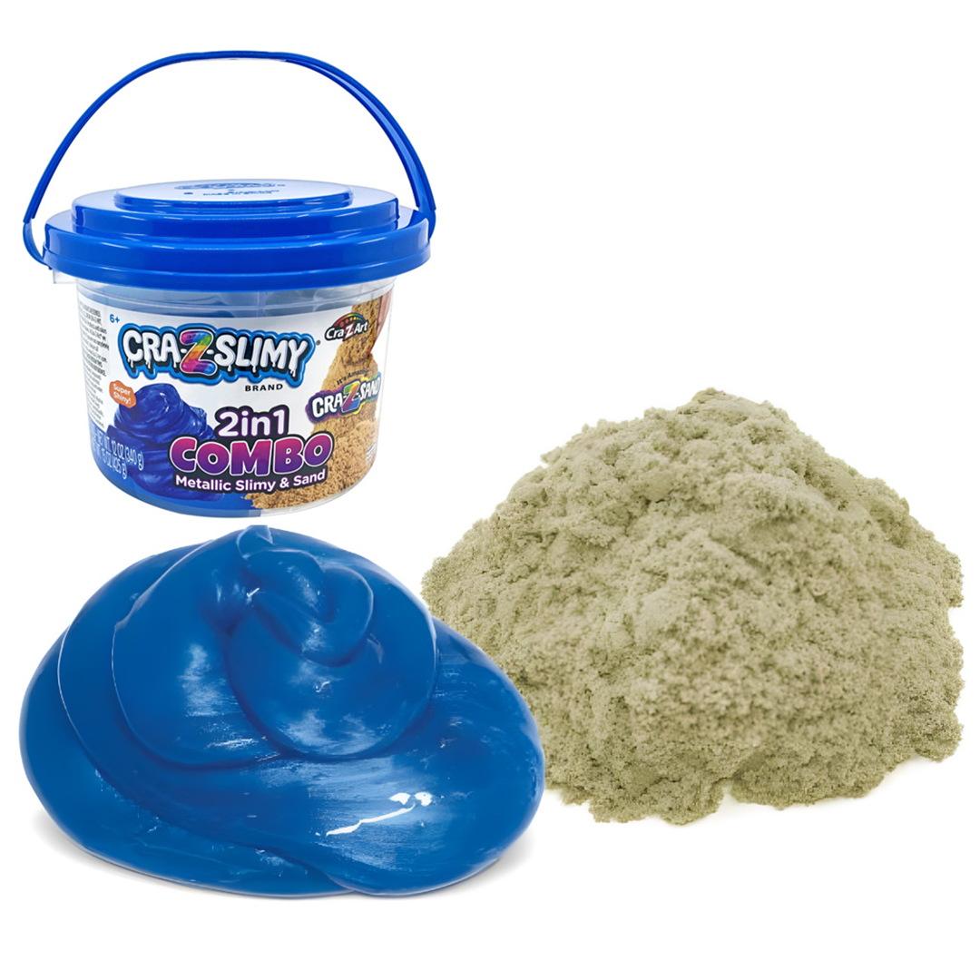 Crazslimy 2-in-1 Slimy Sand Combo Bucket