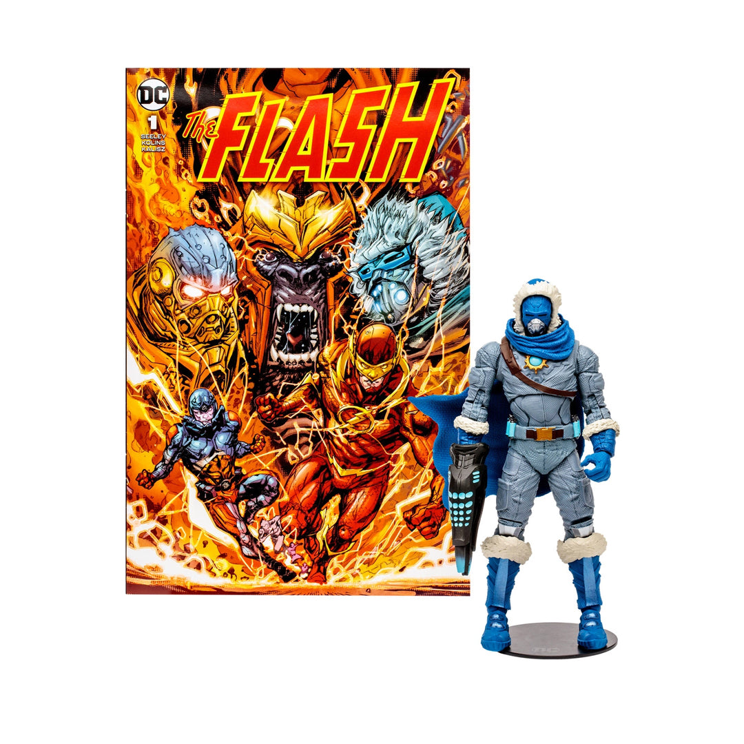 DC Direct 7In Figure With Comic - The Flash Wv2 - Captain Cold - Variant (Gold Label)