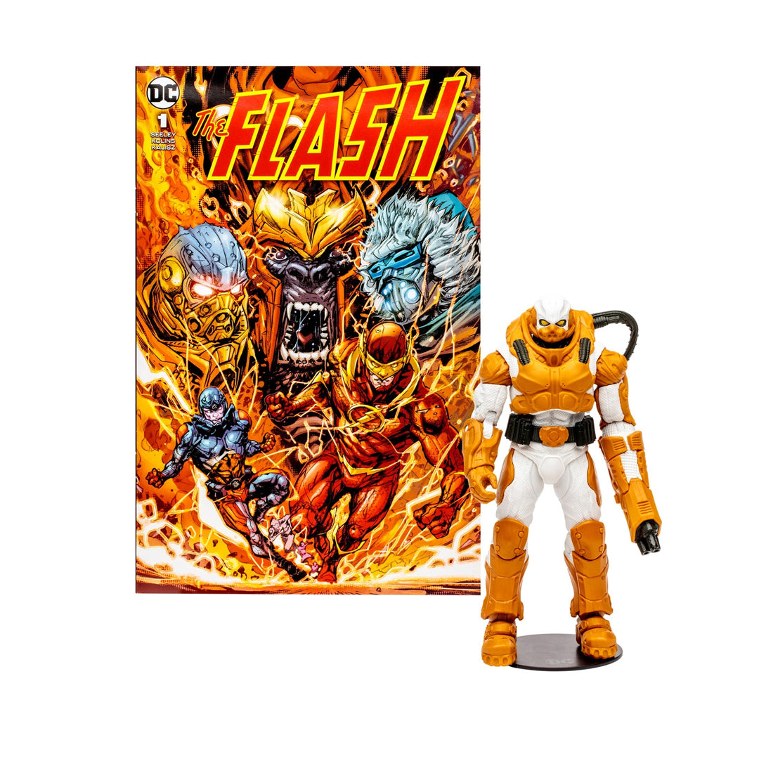 DC Direct 7In Figure With Comic - The Flash Wv2 - Heatwave