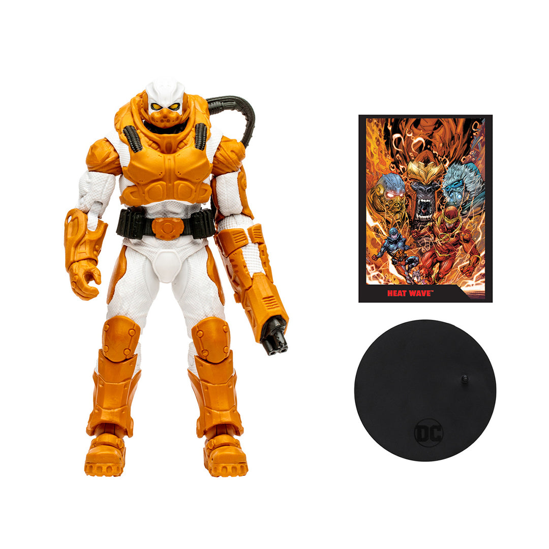 DC Direct 7In Figure With Comic - The Flash Wv2 - Heatwave