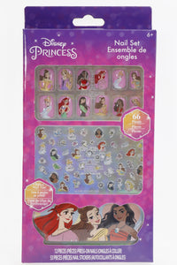 Disney Princess Nail Art Set 66-Pieces, Multicolour