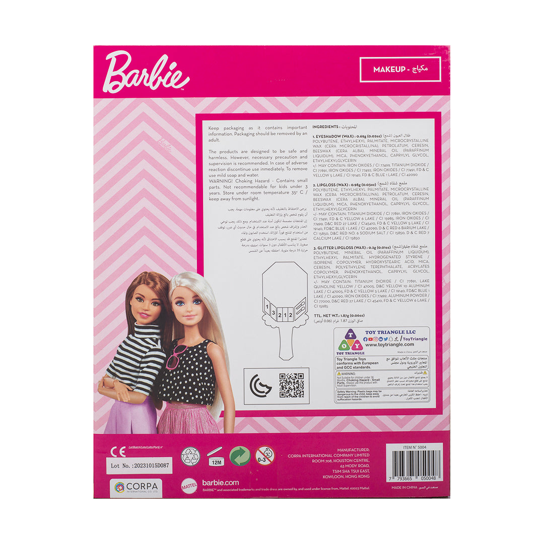 Barbie Hand Mirror Cosmetics in a Box