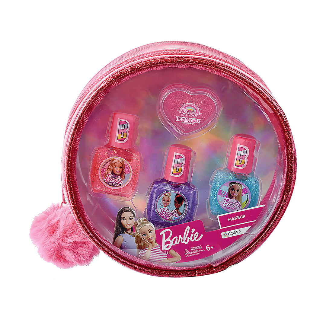 Barbie Makeu PVC Pouch Set