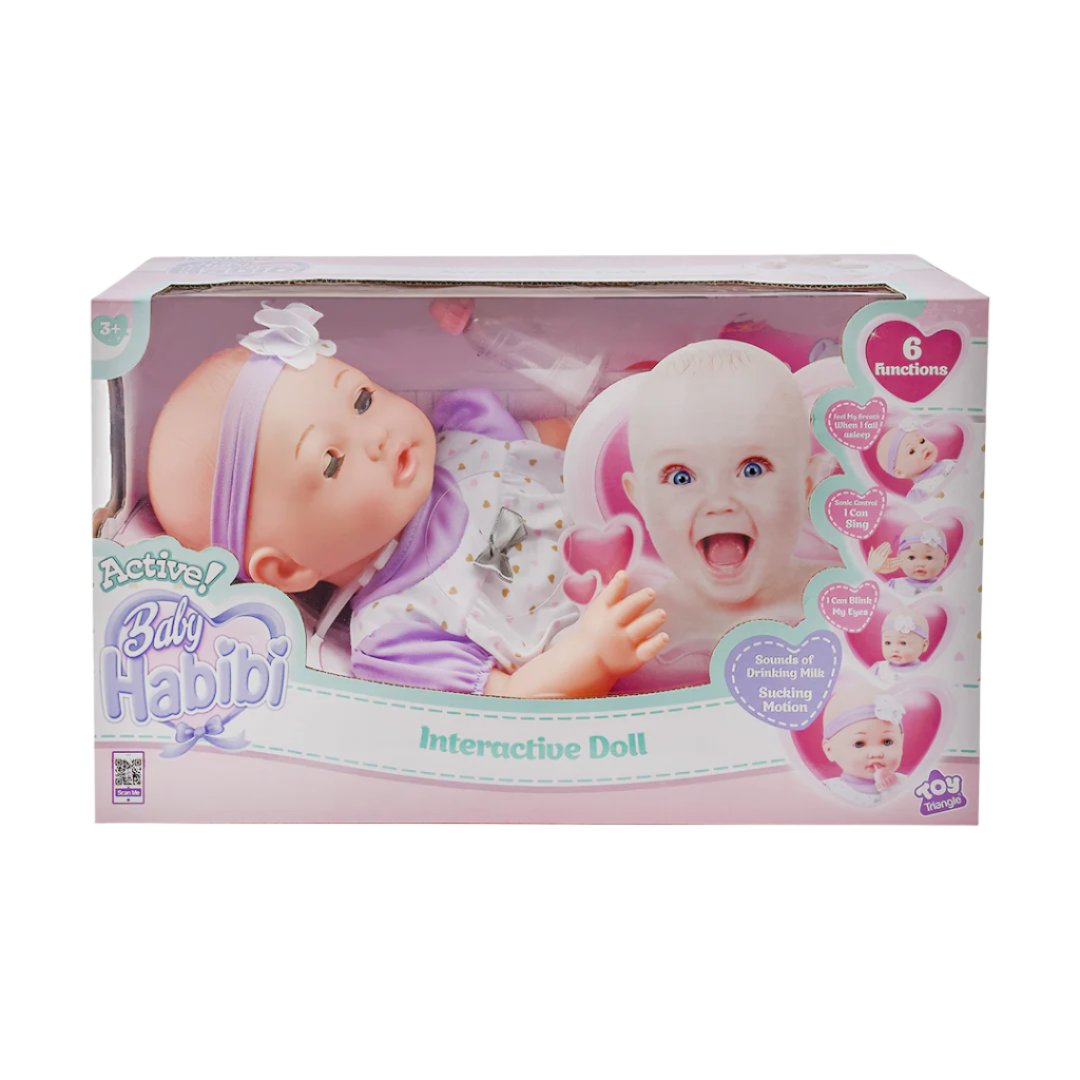 Baby Habibi Doll Interactive Doll 16inch (Active)