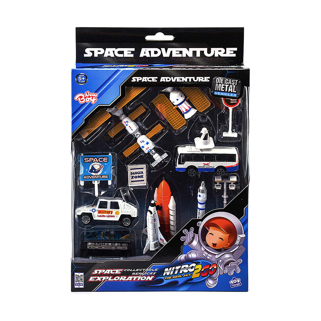 NewBoy Nitro2Go Die-Cast Metal Space Adventure (12pcs)