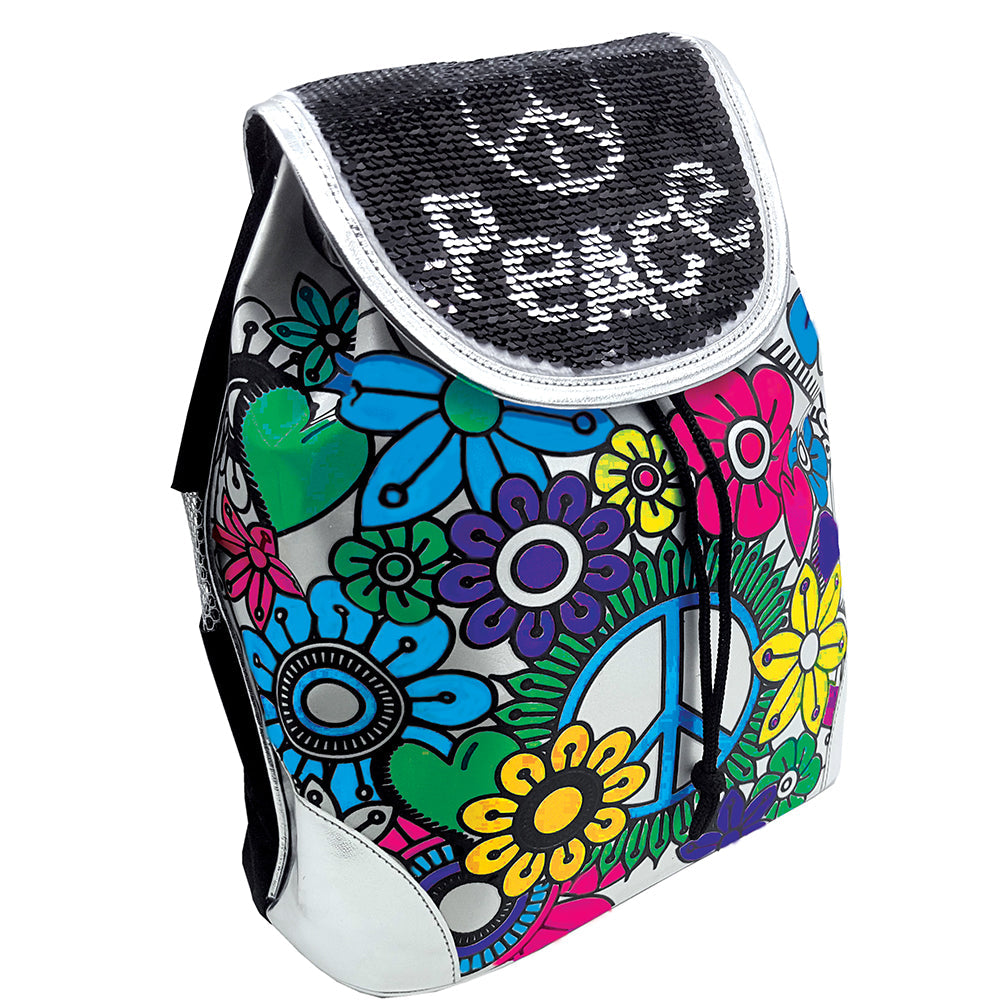 Fashion Time Backpack with Reversible Sequins