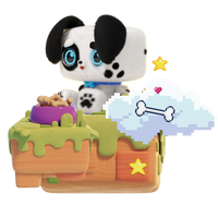 Pixel Hugs Electronic Plush (Black/White)