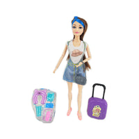 Elissa 11.5 " Fashion Doll Home Travel