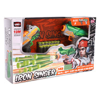 Hip Shot Combo Iron Singer (x2 Blaster) with x14 Darts