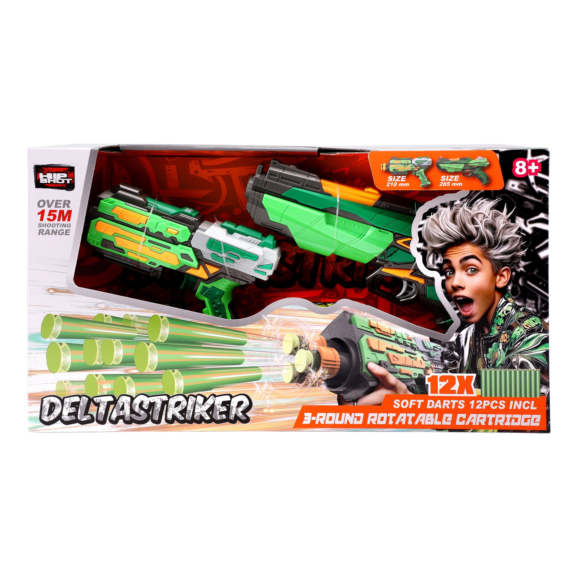 Hip Shot Combo Deltastriker (x2 Blaster) with x12 Darts