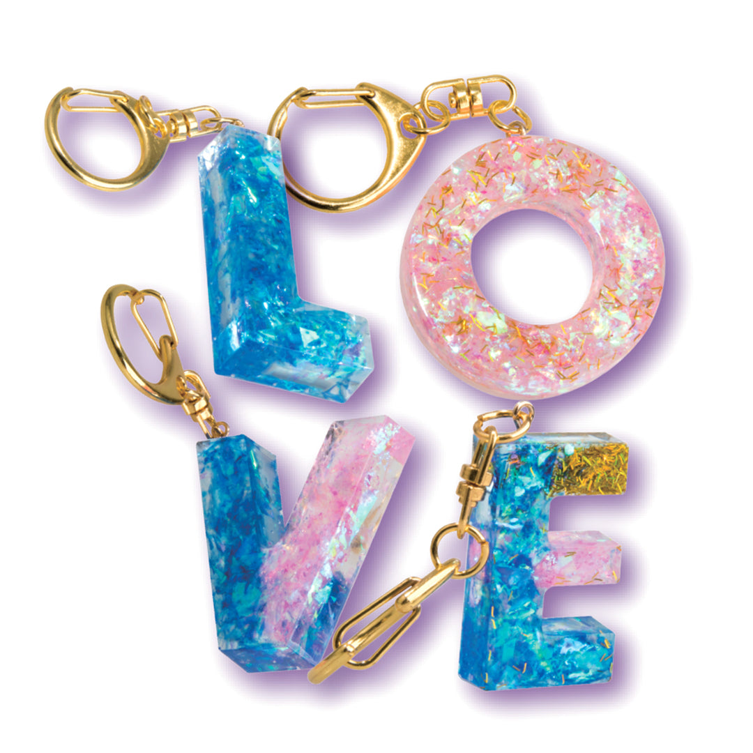 Fashion Time Crystal Magic Love Key Chain