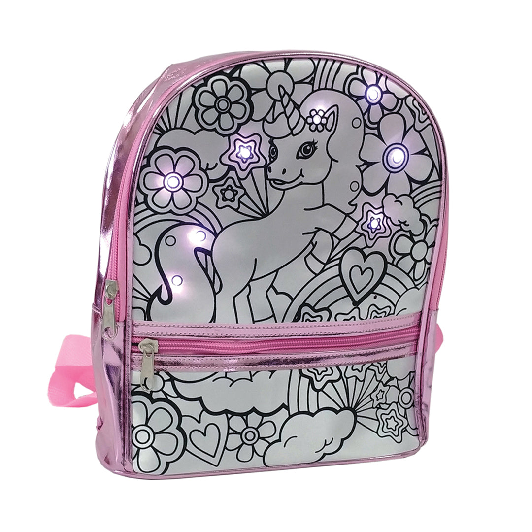 Fashion Time LED Backpack Unicorn