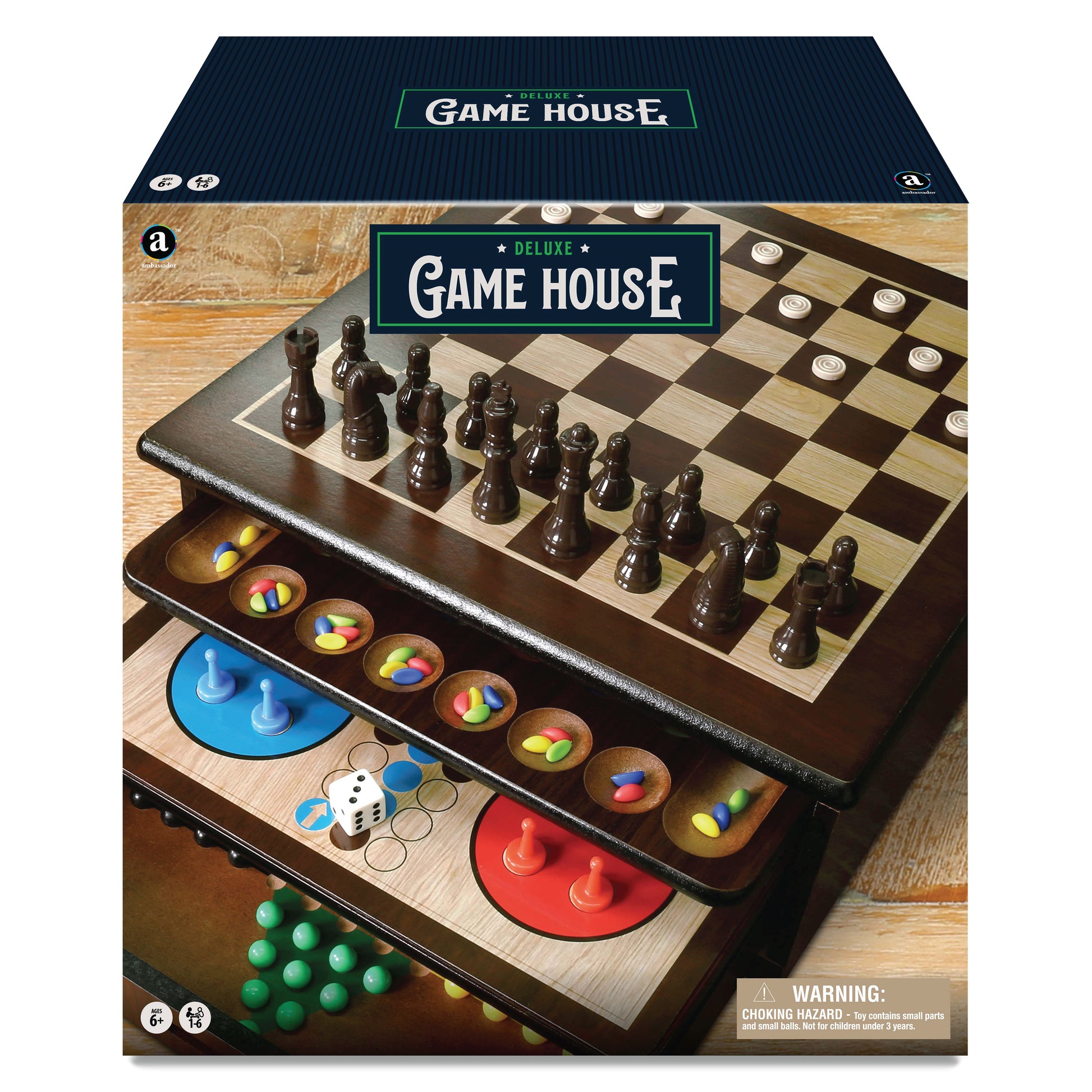 Craftsman Deluxe Wooden Game House