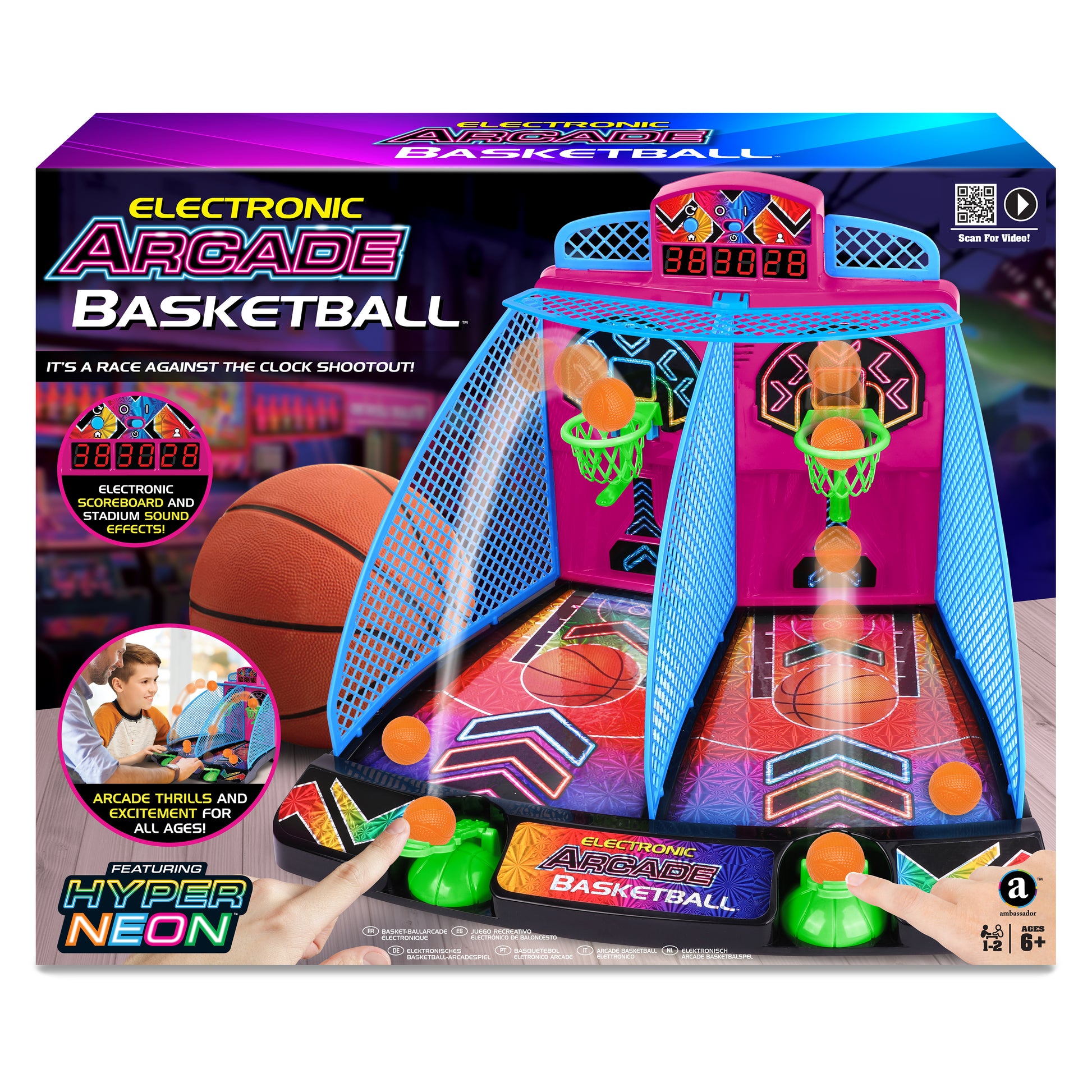 Electronic Arcade Basketball (Hyper Neon Series)