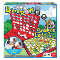 4-in-a-row & Snakes and Ladders Combo