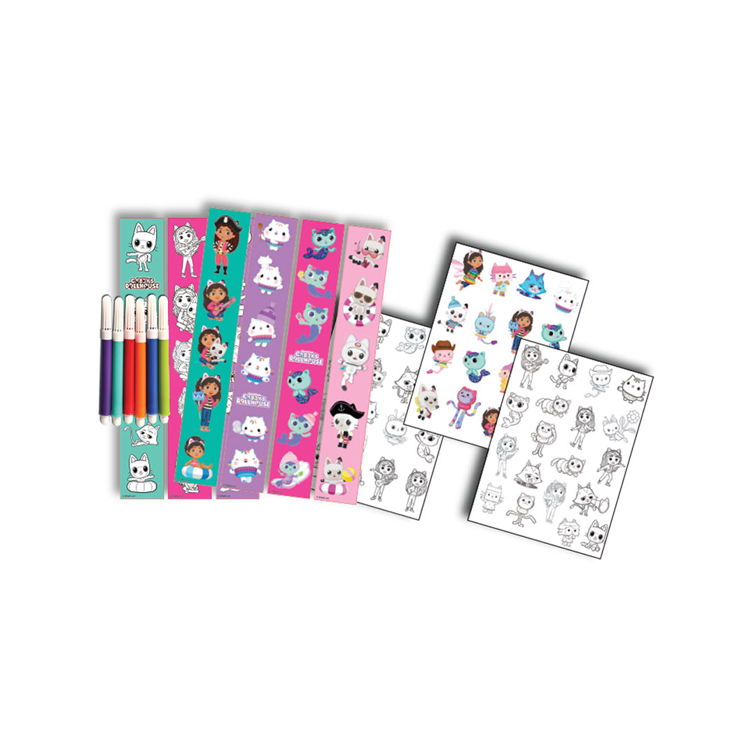 Gabby's Dollhouse Mosaic, Stickers and Tattoo Sets