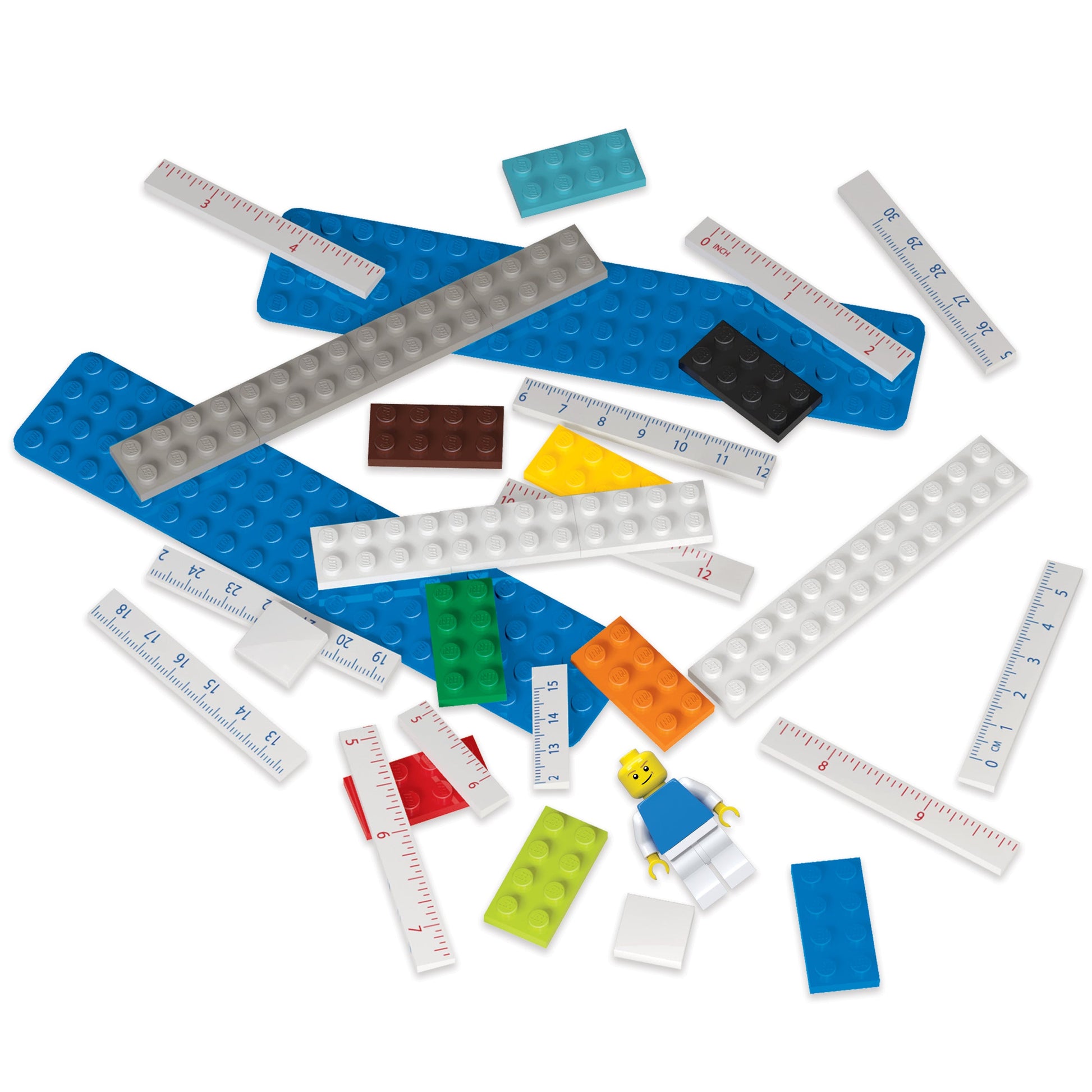 Lego IQ Ruler w/ Minifigure