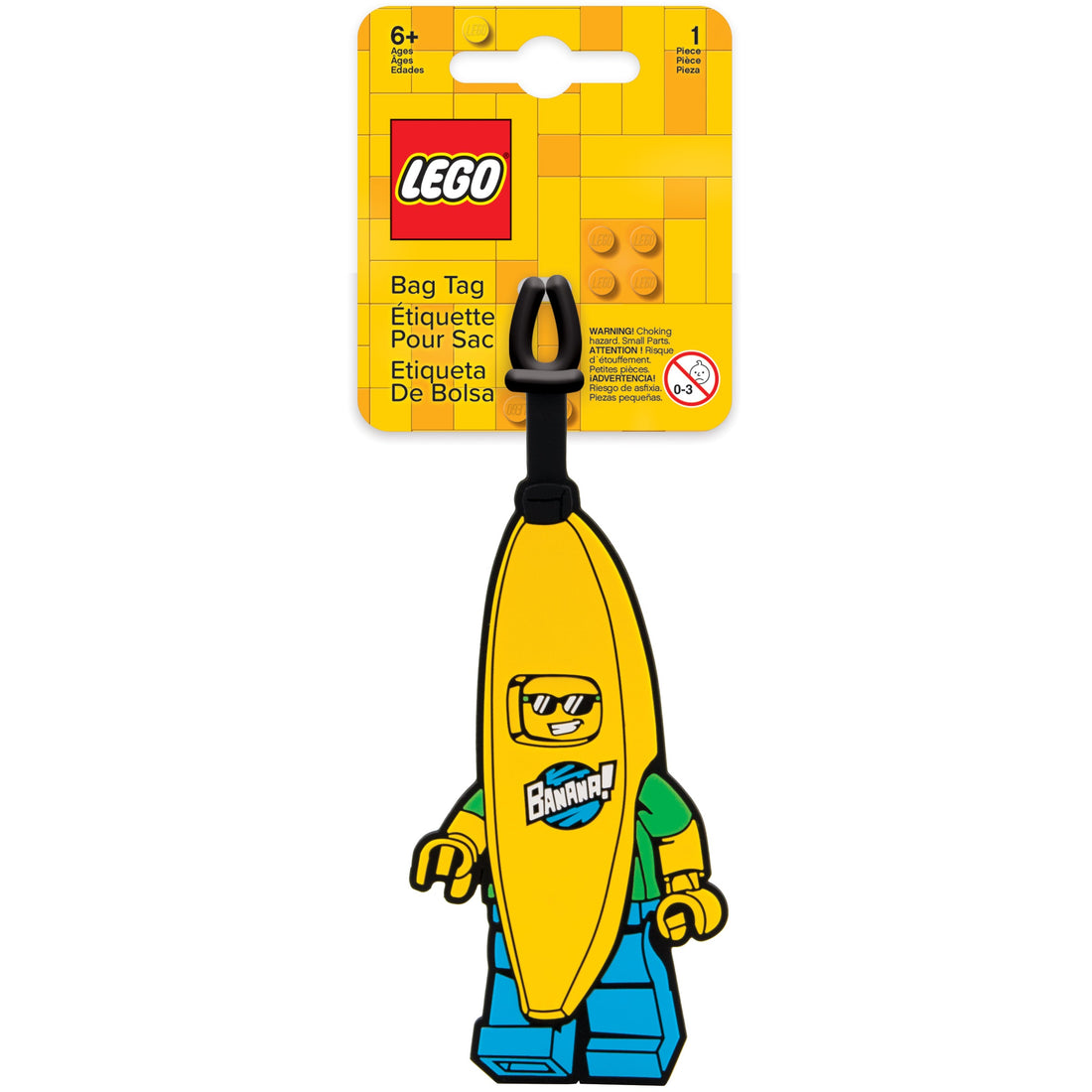 Lego IQ Bag Tag Banana Guy