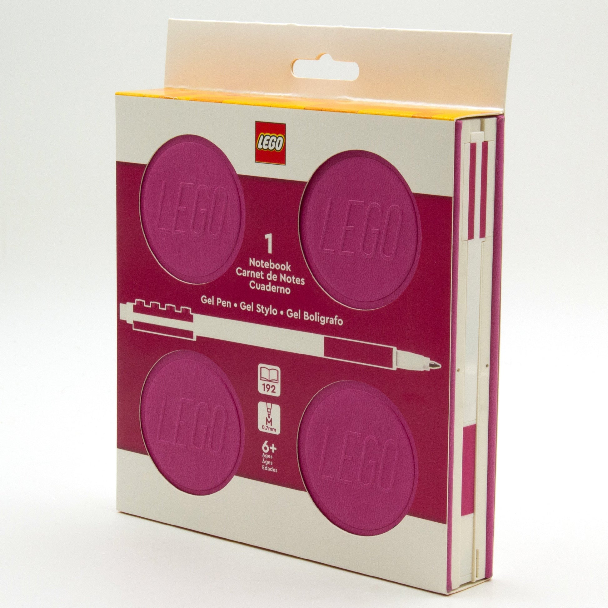Lego IQ Locking Notebook w/ Gel Pen Violet
