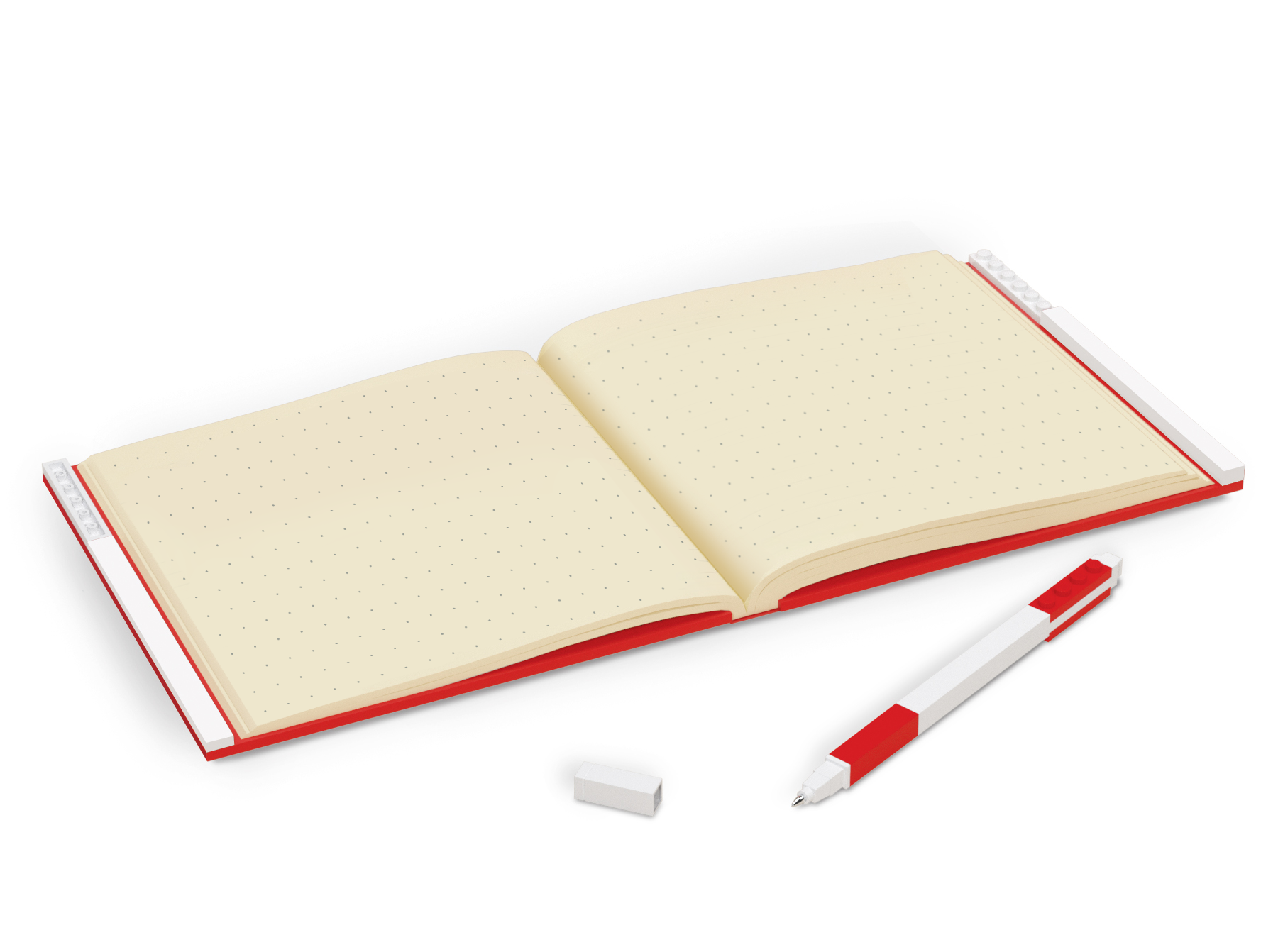 Lego IQ Locking Notebook w/ Gel Pen Red