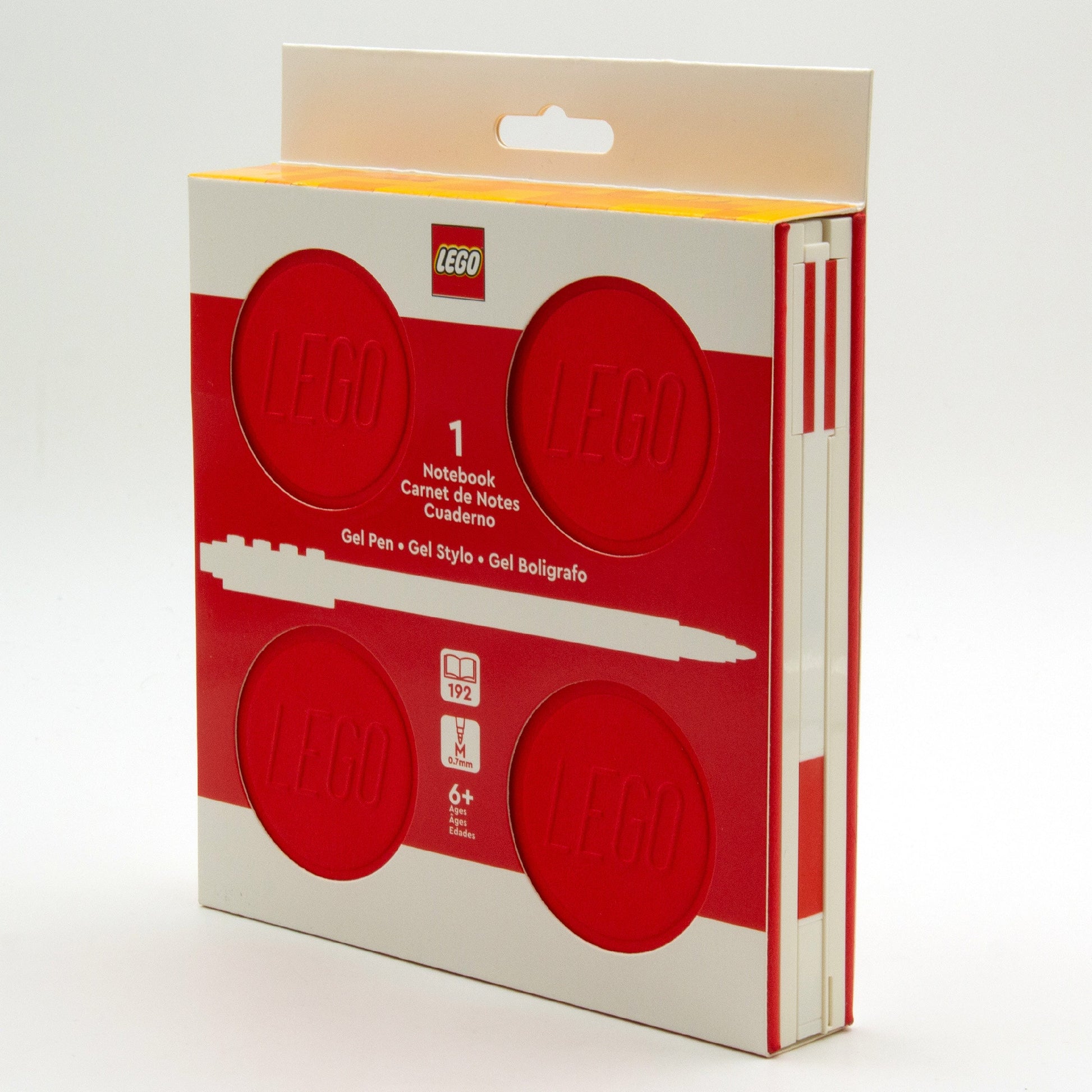 Lego IQ Locking Notebook w/ Gel Pen Red