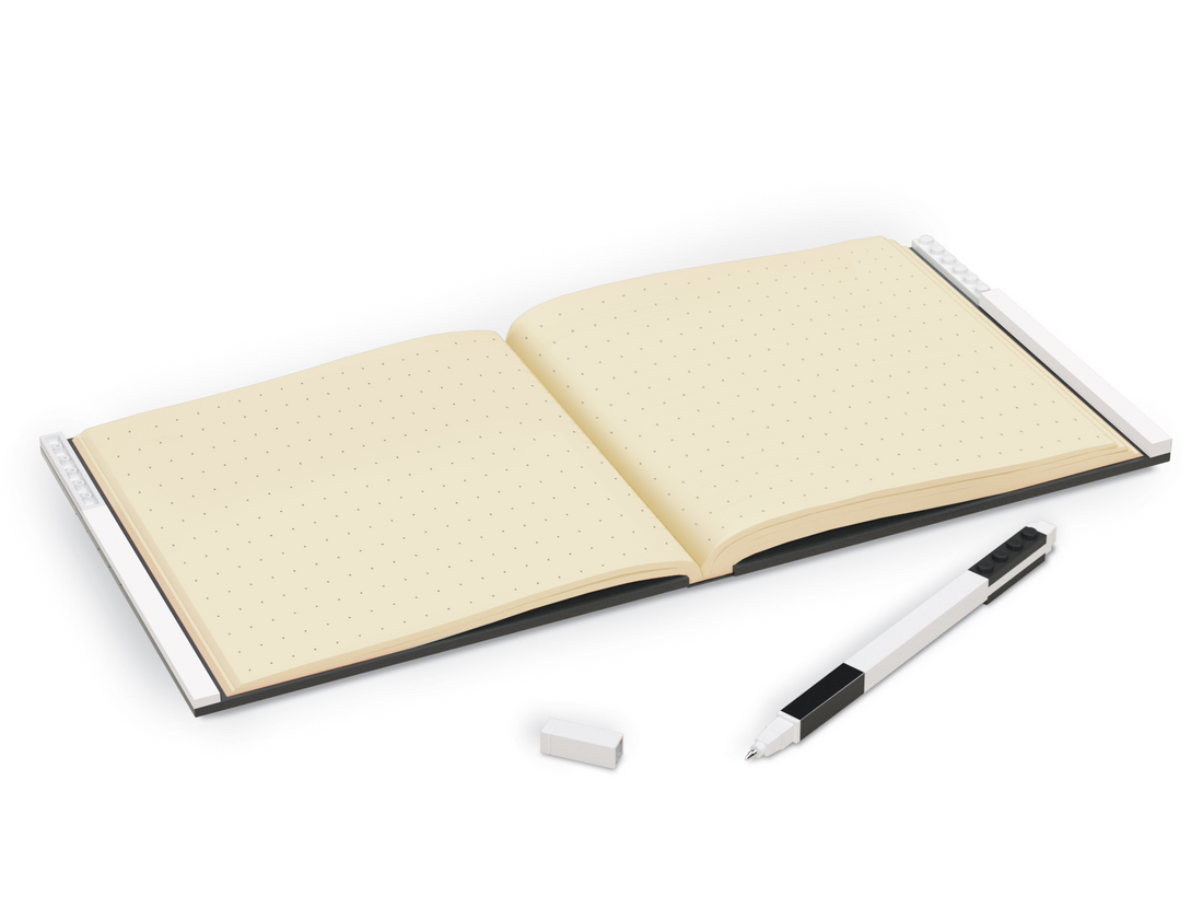 Lego IQ Locking Notebook w/ Gel Pen Black