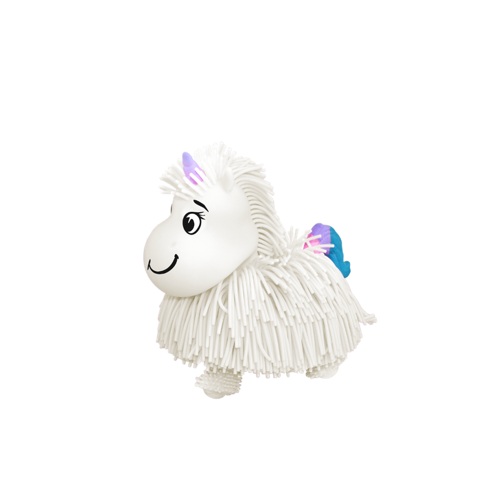 JIGGLY PETS - UNICORN FACE EXPRESSIONS - WHITE