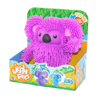 JIGGLY PETS RUBBERY WALKING KOALA - FACE EXPRESSIONS