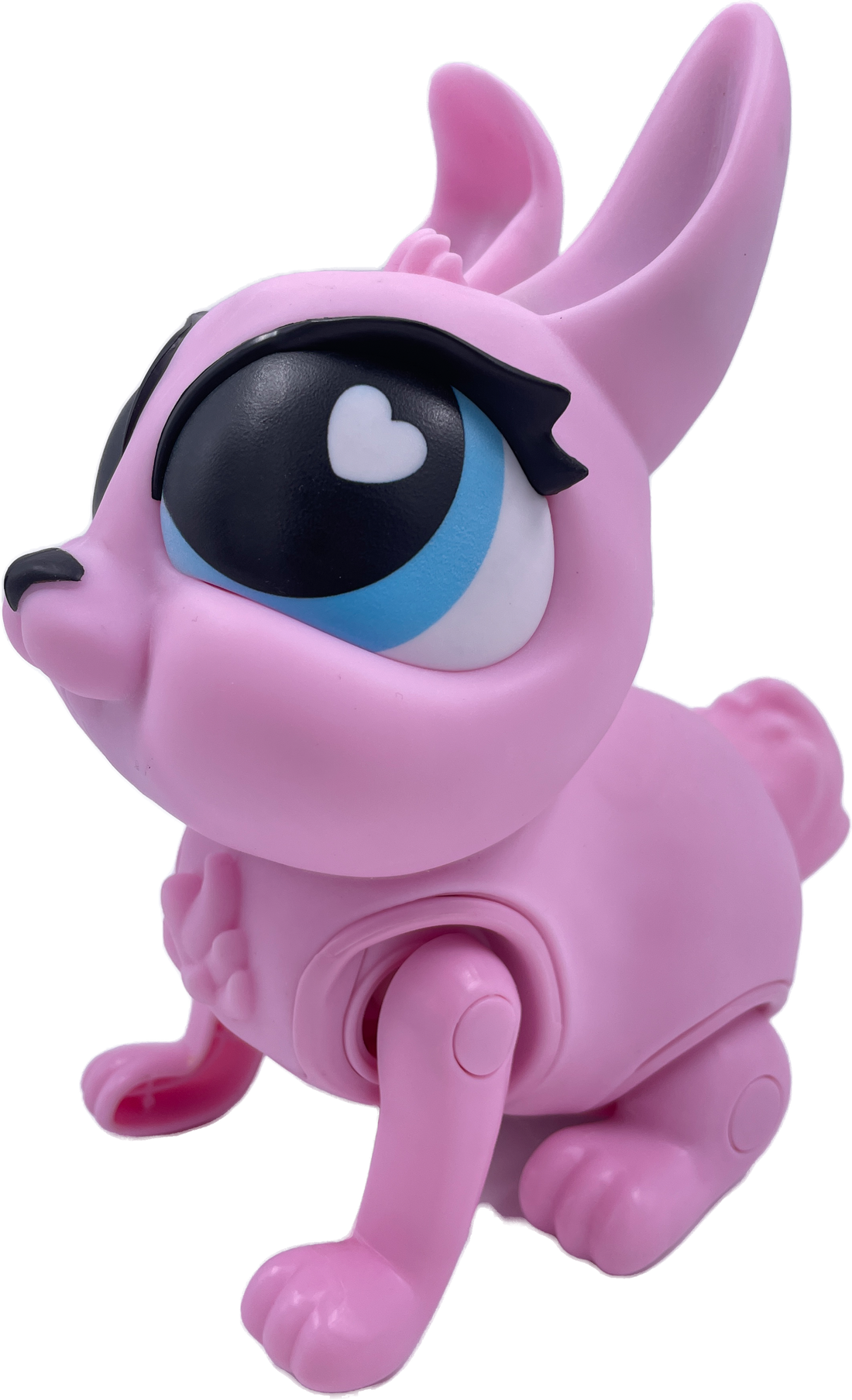 JIGGLY PETS - RUBBERY WALKING RABBIT "PIXIE" WITH SOUNDS