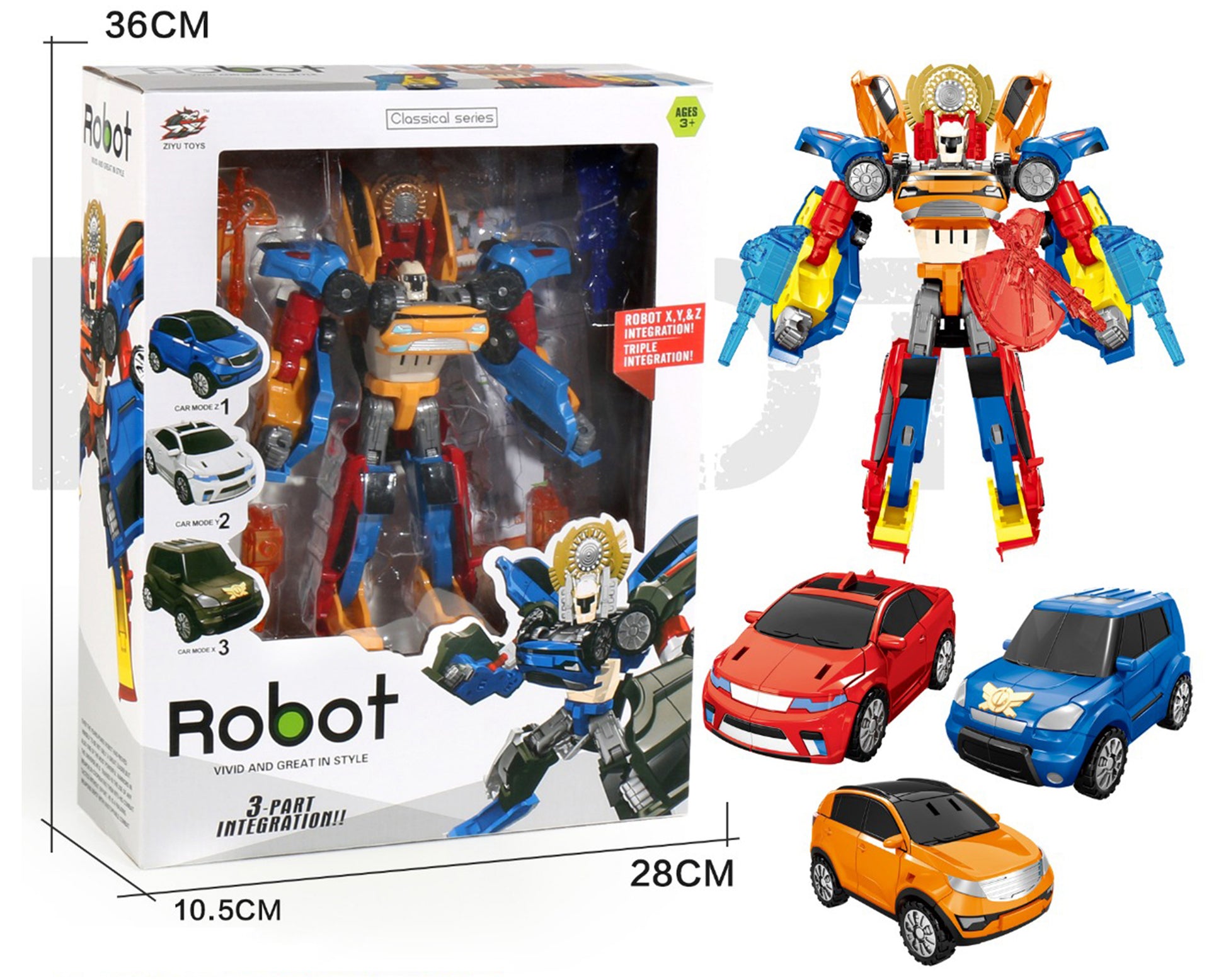 3 IN 1 DEFORMATION ROBOT