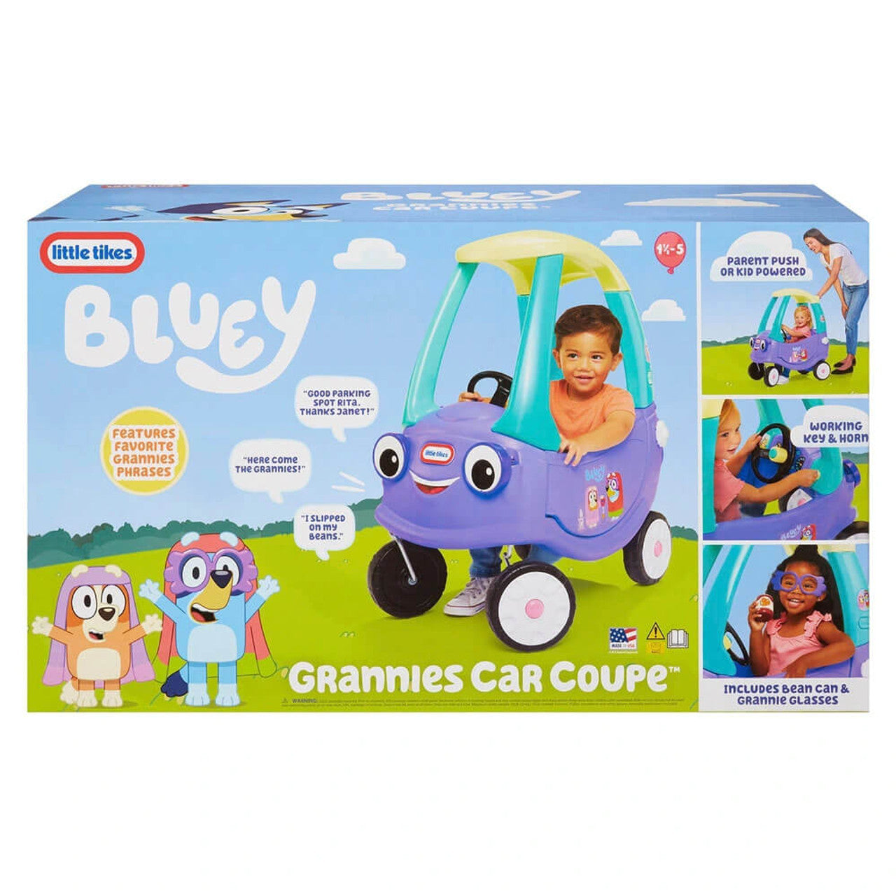 Little Tikes Bluey Grannies Car Coupe