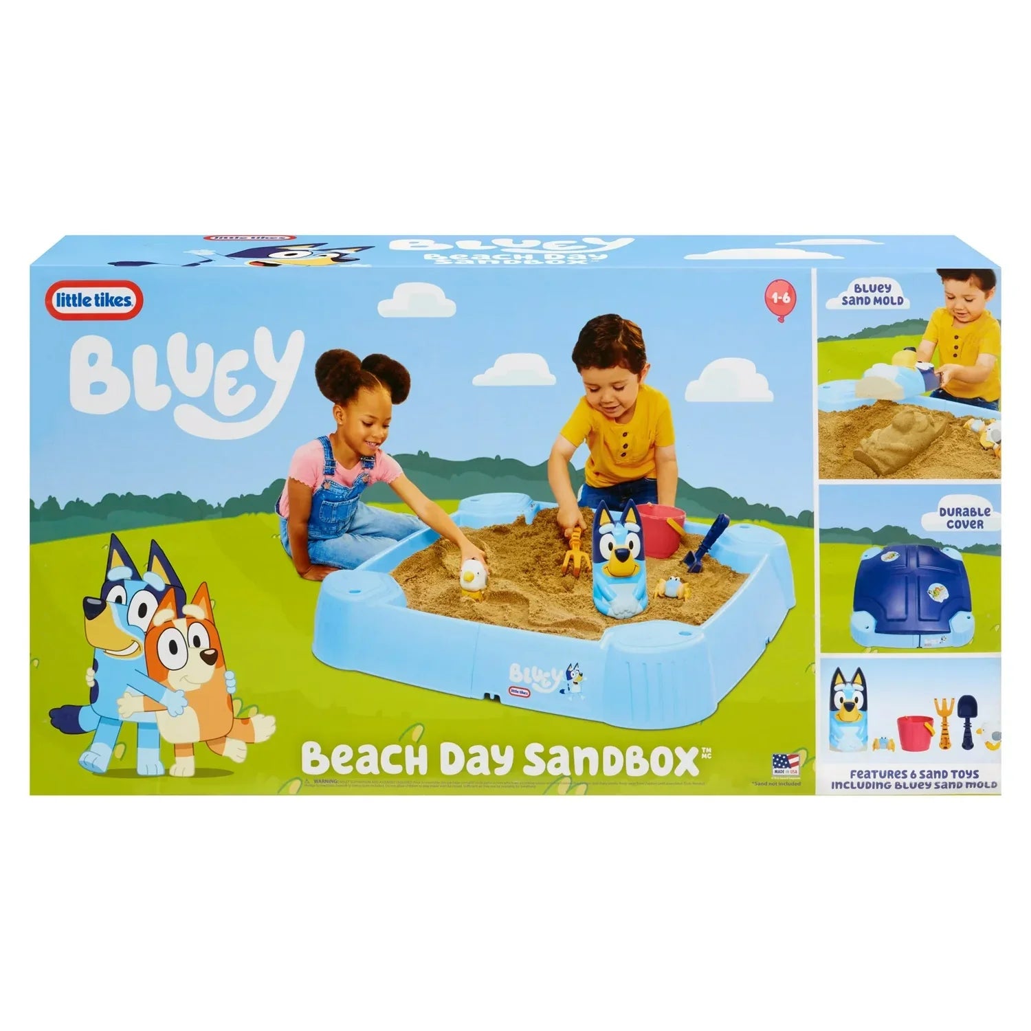 Little Tikes Bluey Beach Day Sandbox
