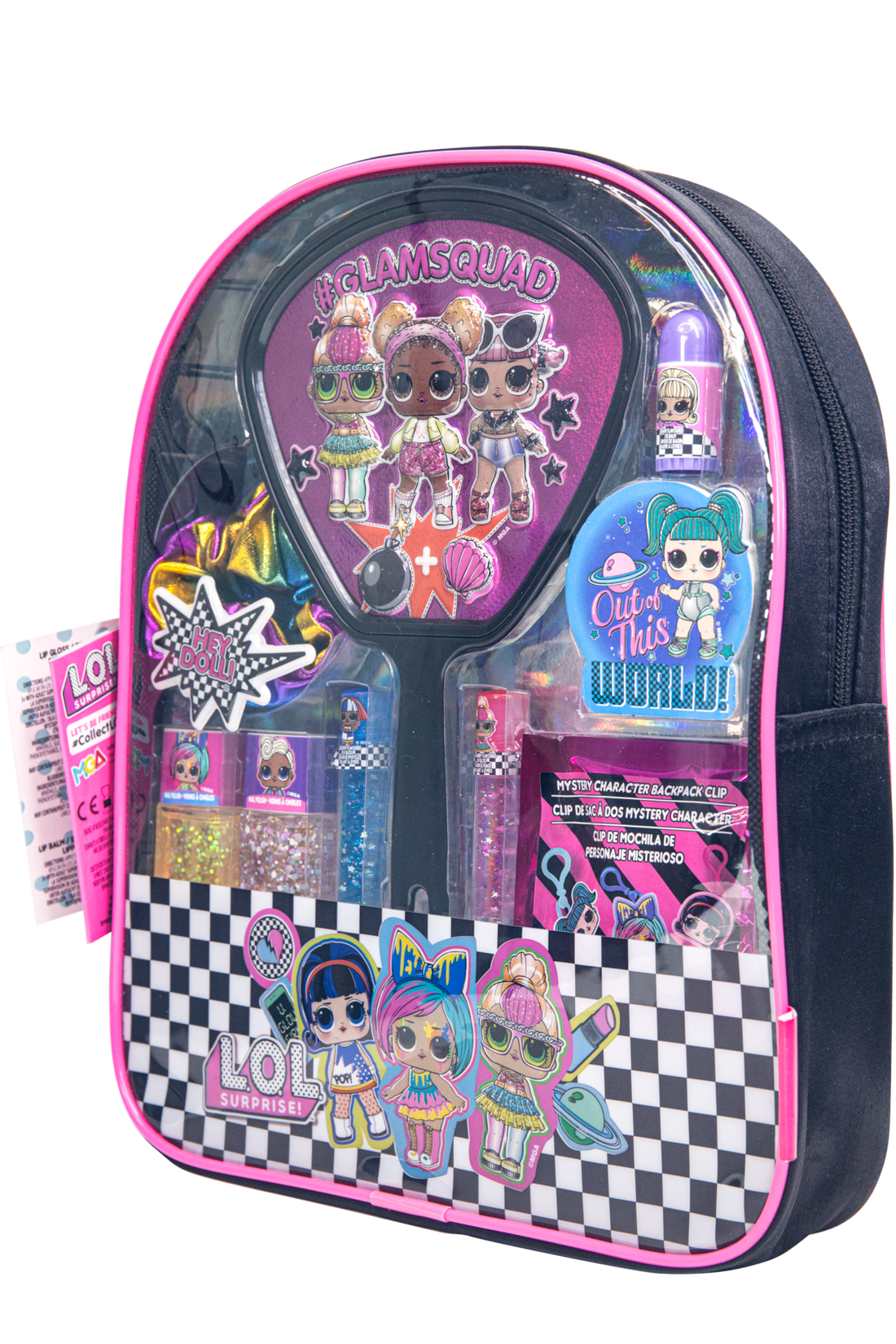 Townley Girl L.O.L. Surprise! Makeup Filled Backpack Set with 10 Pieces