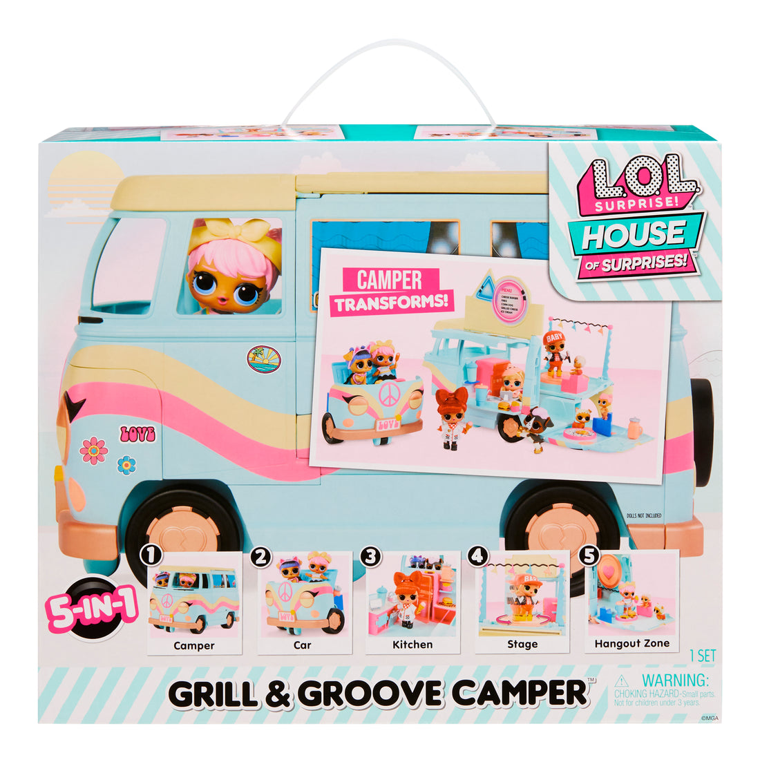 LOL Surprise Grill & Groove Camper