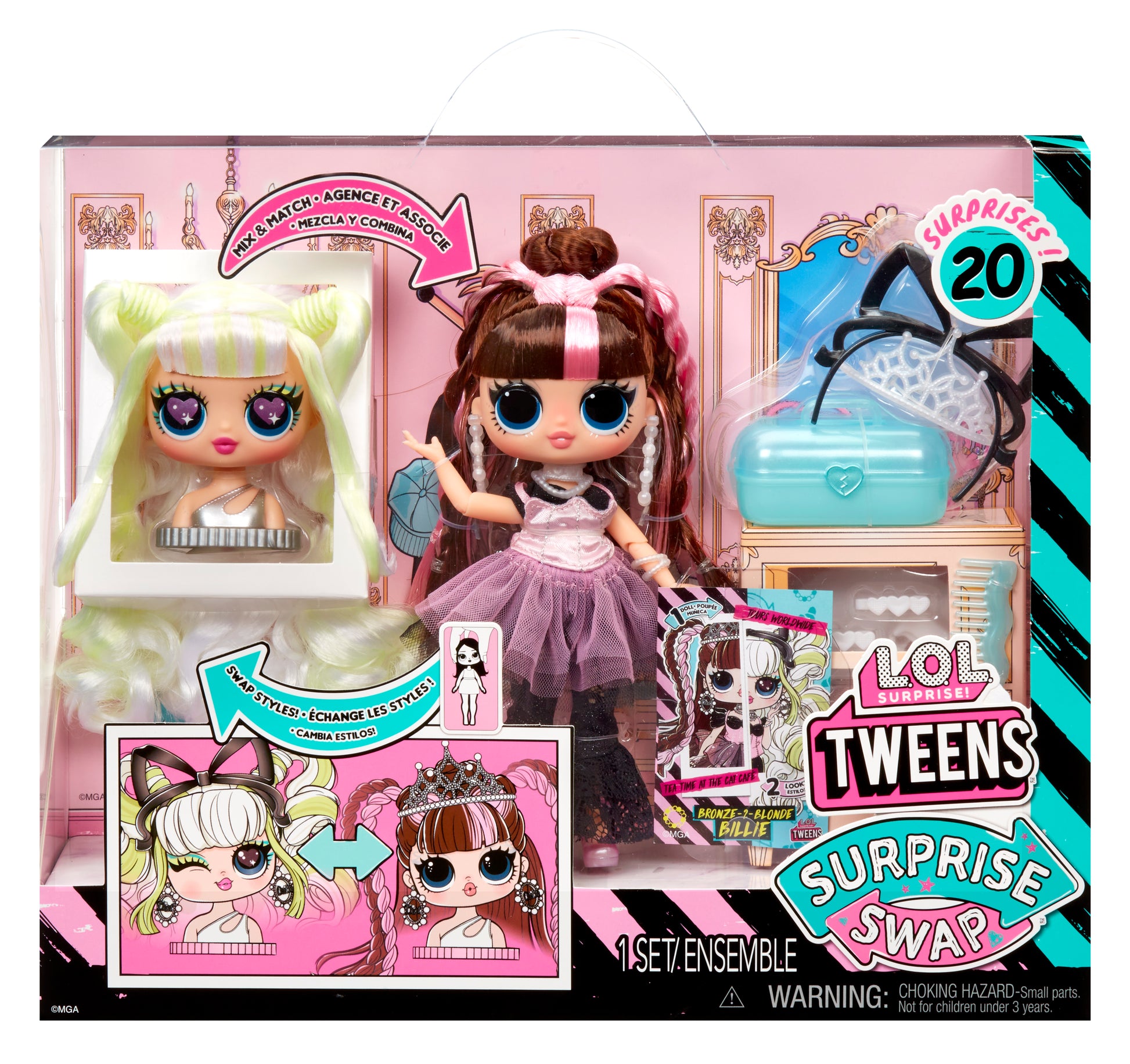 LOL Surprise Tweens Swap Fashion Doll [Bronze-2-Blonde Billie]