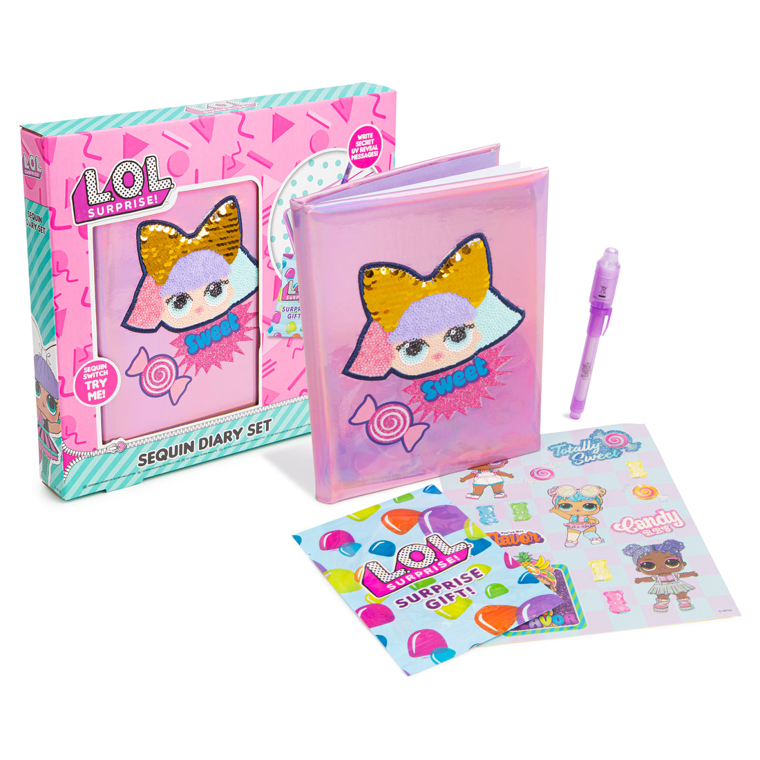 LOL Surprise Sequin Diary Set