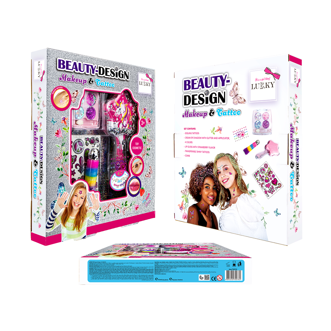 Lukky Beauty-Design Makeup & Tattoo Set