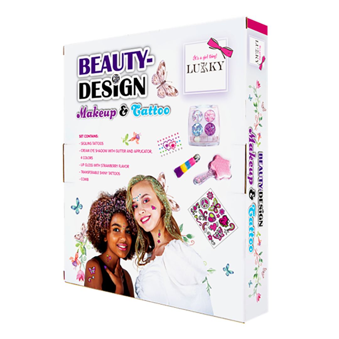 Lukky Beauty-Design Makeup & Tattoo Set