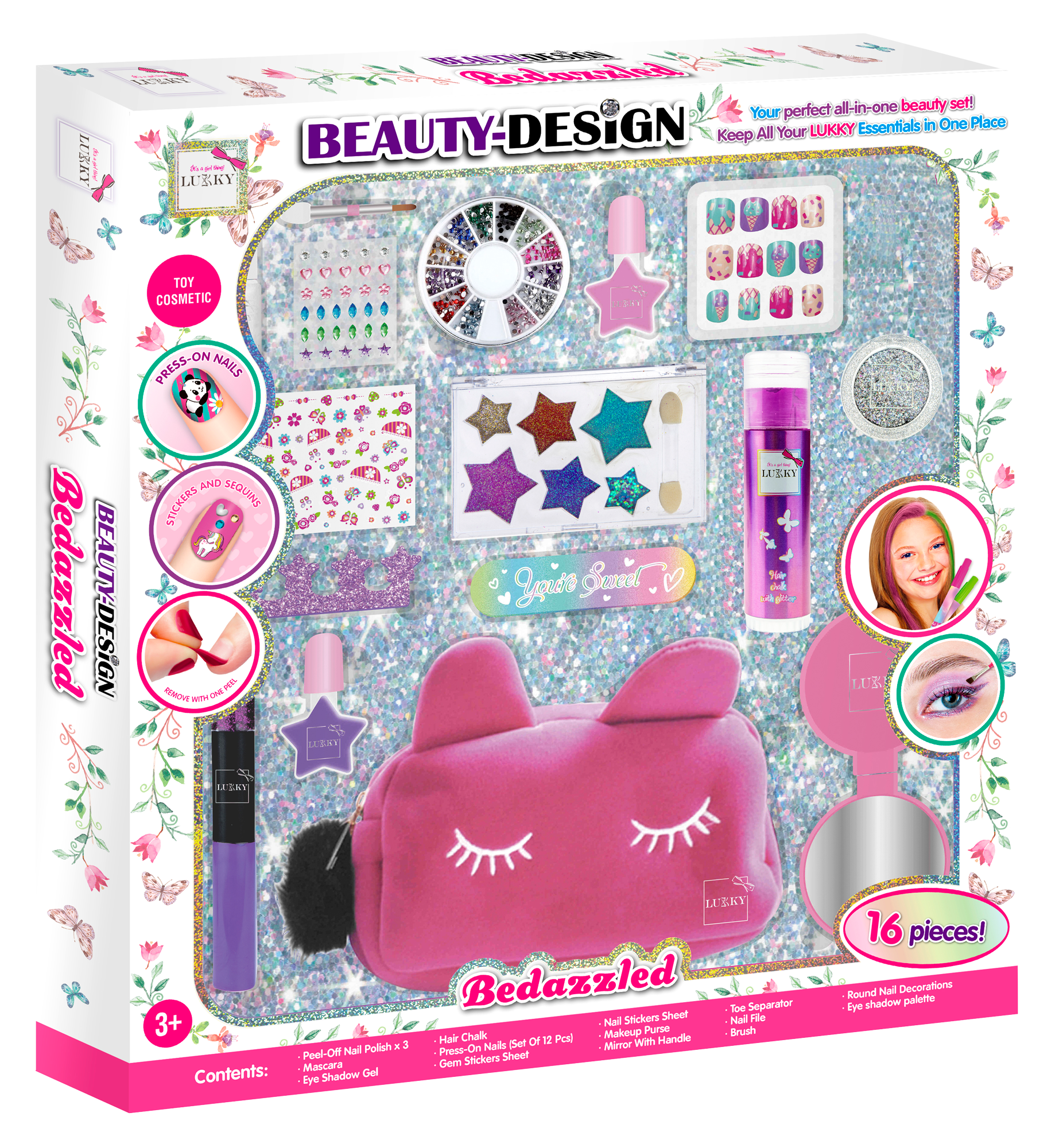 Lukky Beauty Design Bedazzled Set