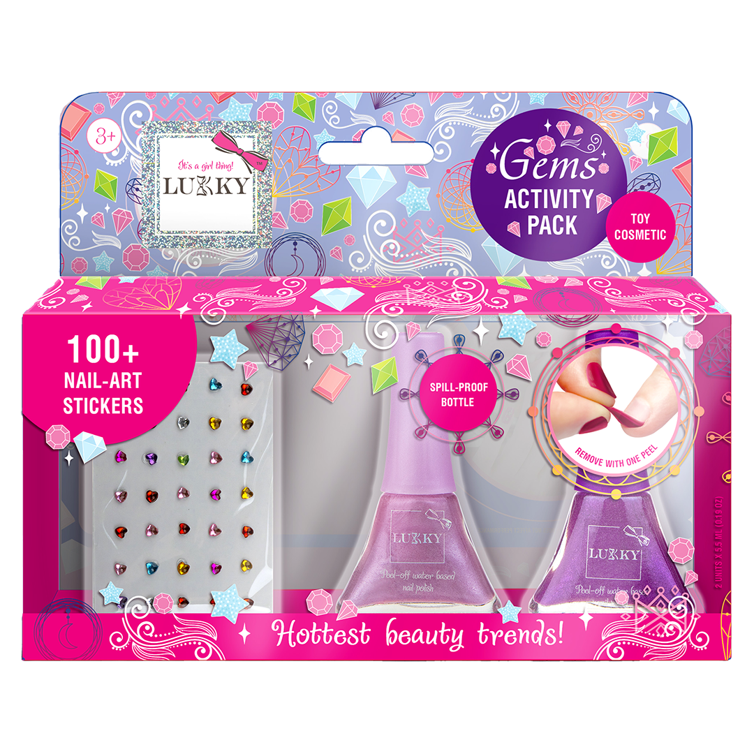 Lukky Nail Design Nail Gems Activity Pack