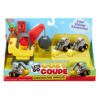 Little Tikes Let’s Go Cozy Coupe Construction Vehicles 3-Pack