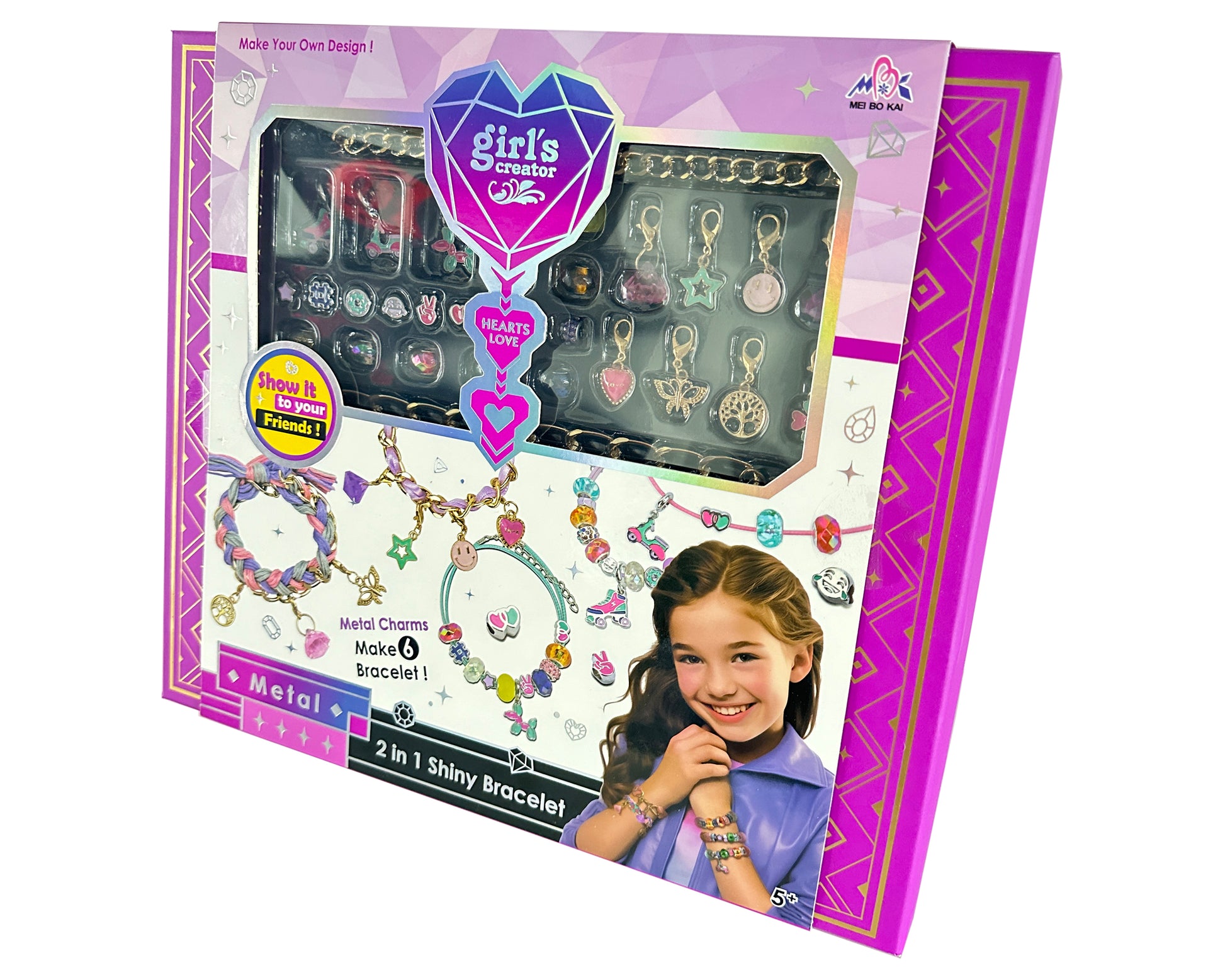 2 IN 1 SHINY BRACELET SET