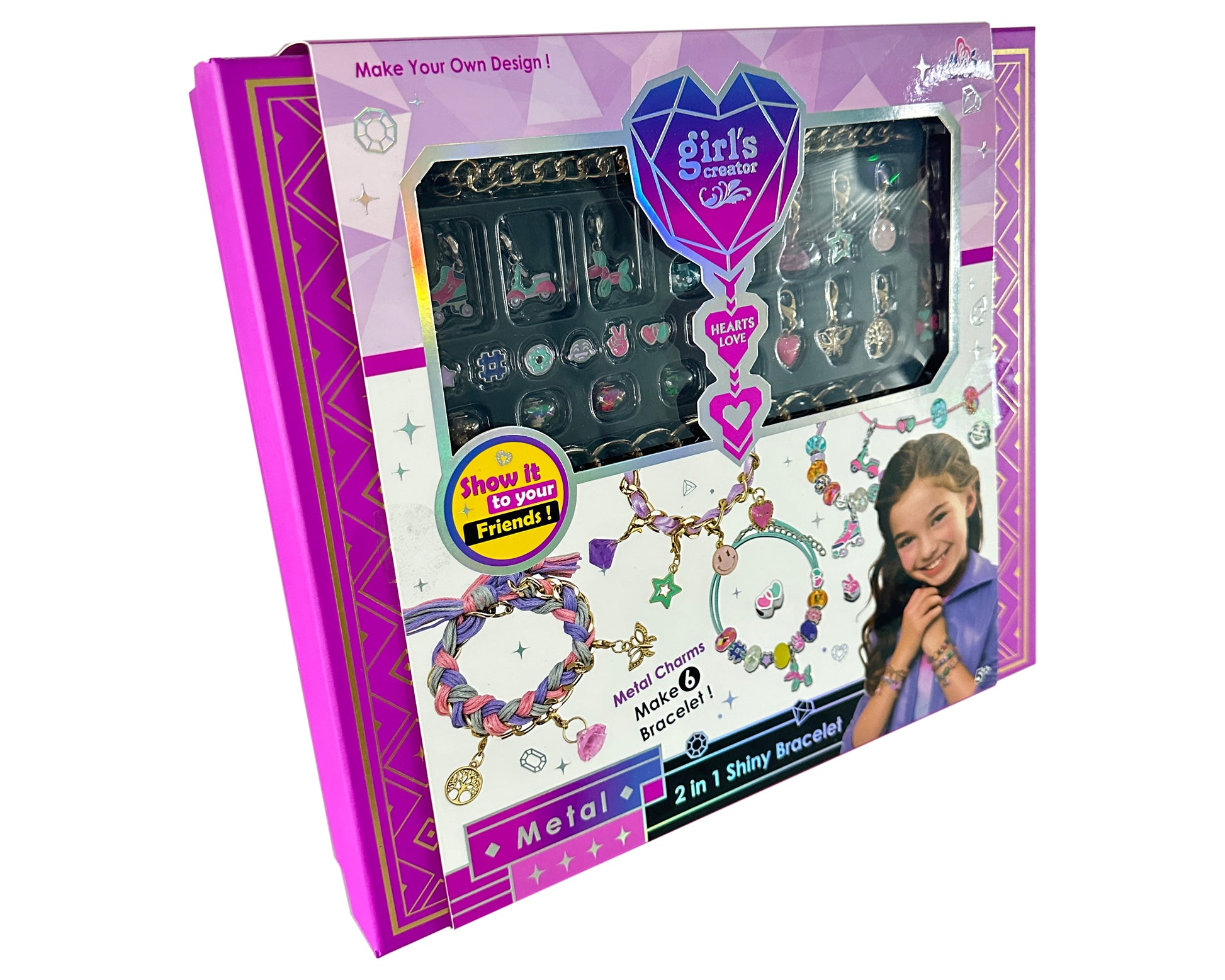 2 IN 1 SHINY BRACELET SET