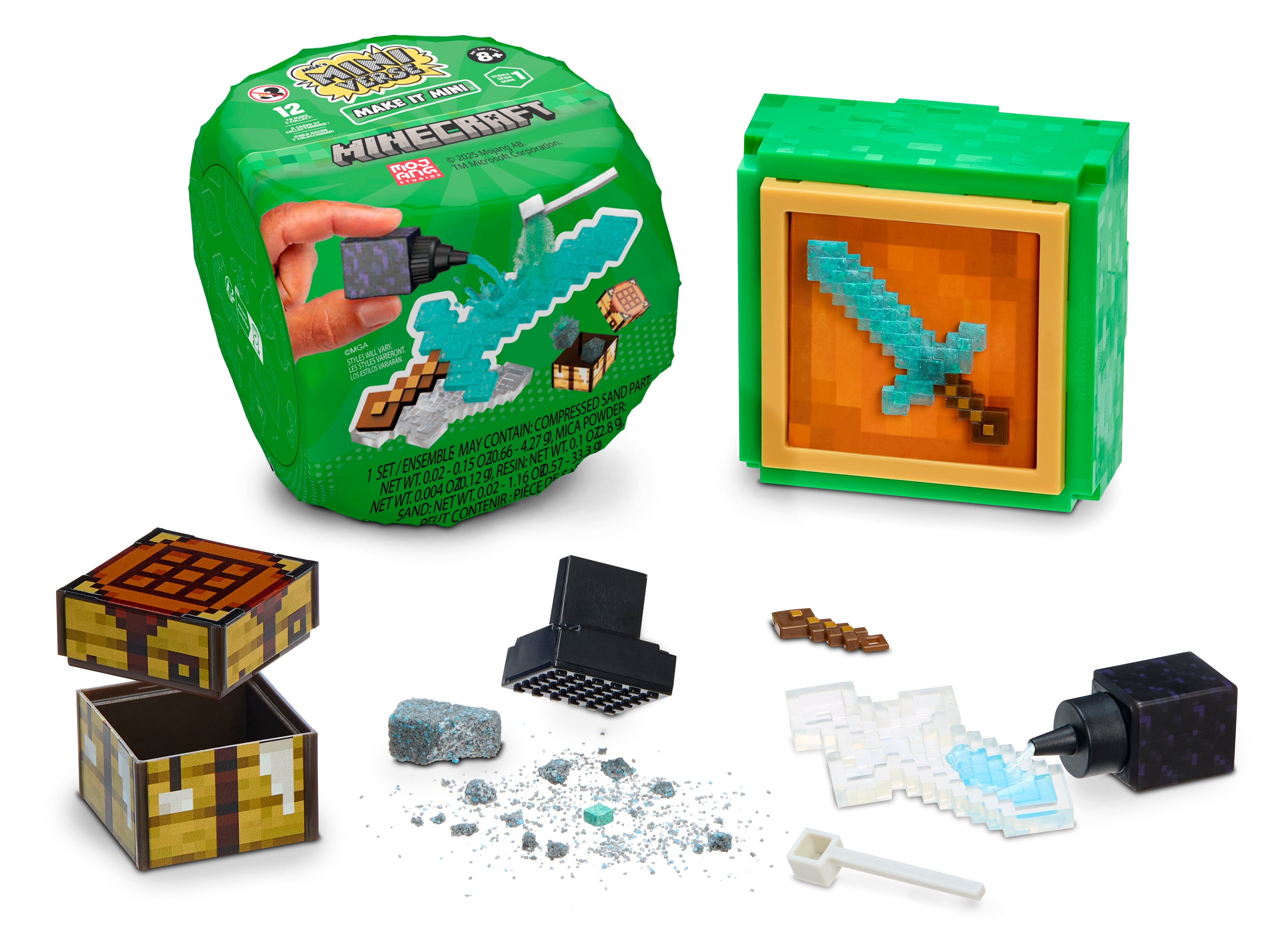 ミニバース　マインクラフト MINI VERSE MAKE IT MINI 4個 MGA's Miniverse Make It Mini Minecraft