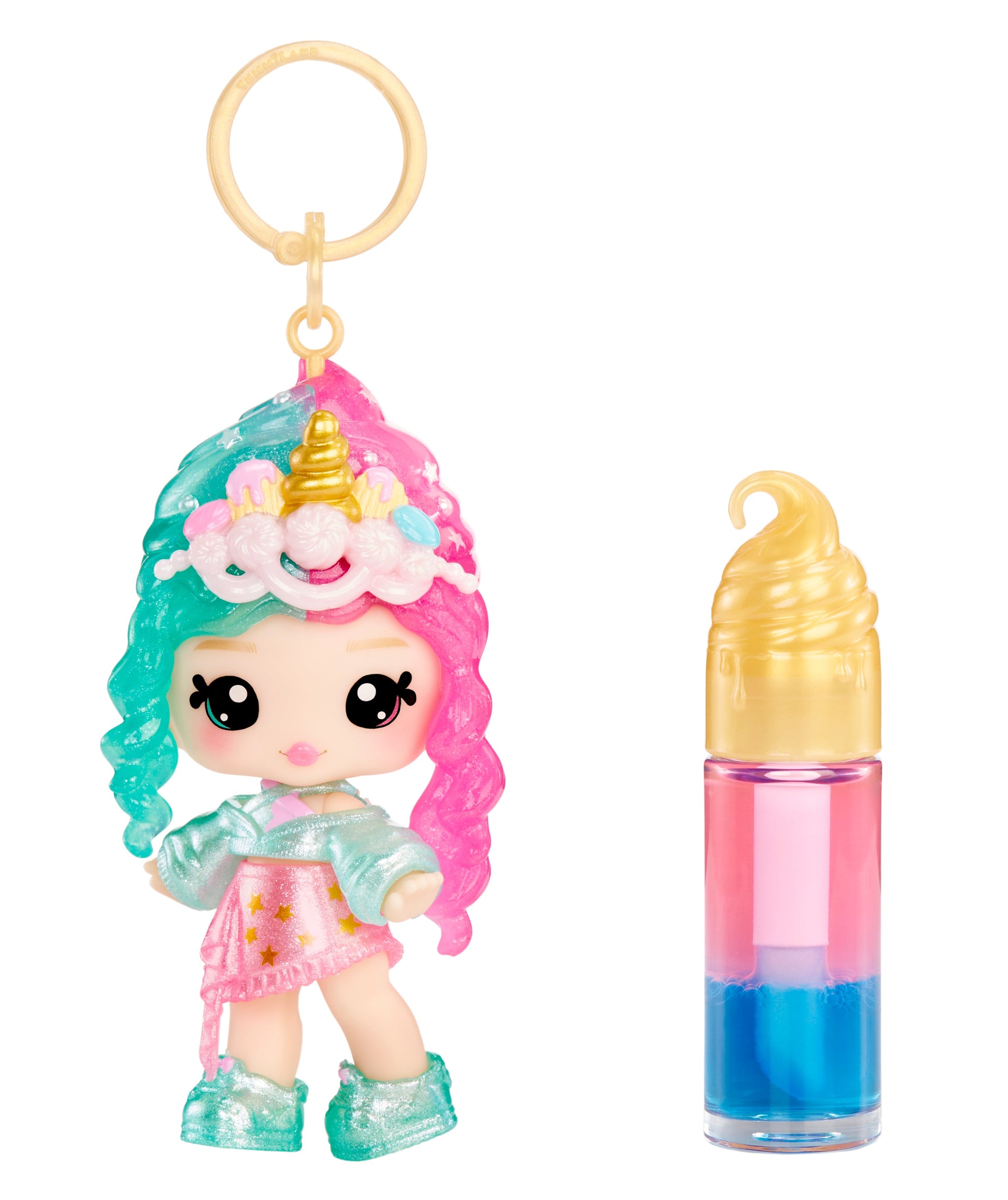 Yummiland Lip Gloss Doll: Mystery Color Change - Phoebe Frappe