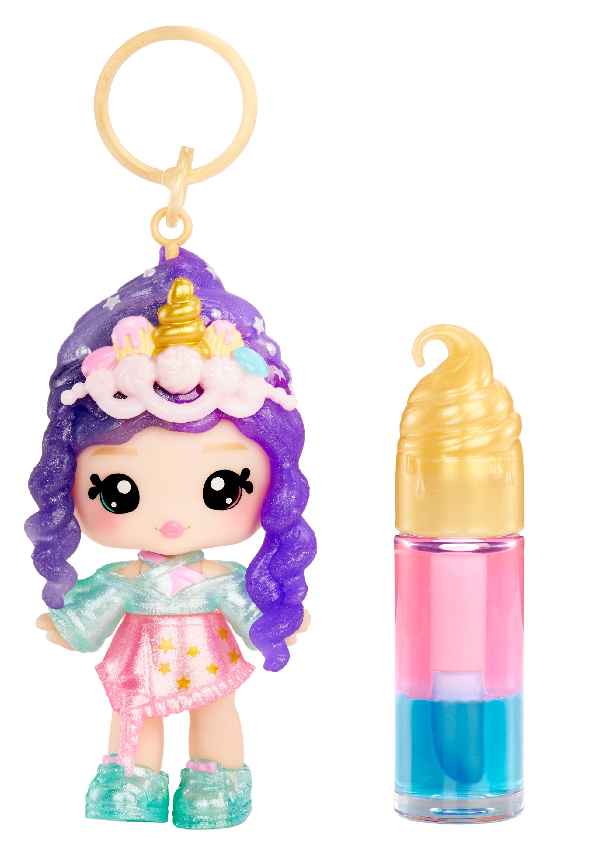 Yummiland Lip Gloss Doll: Mystery Color Change - Phoebe Frappe