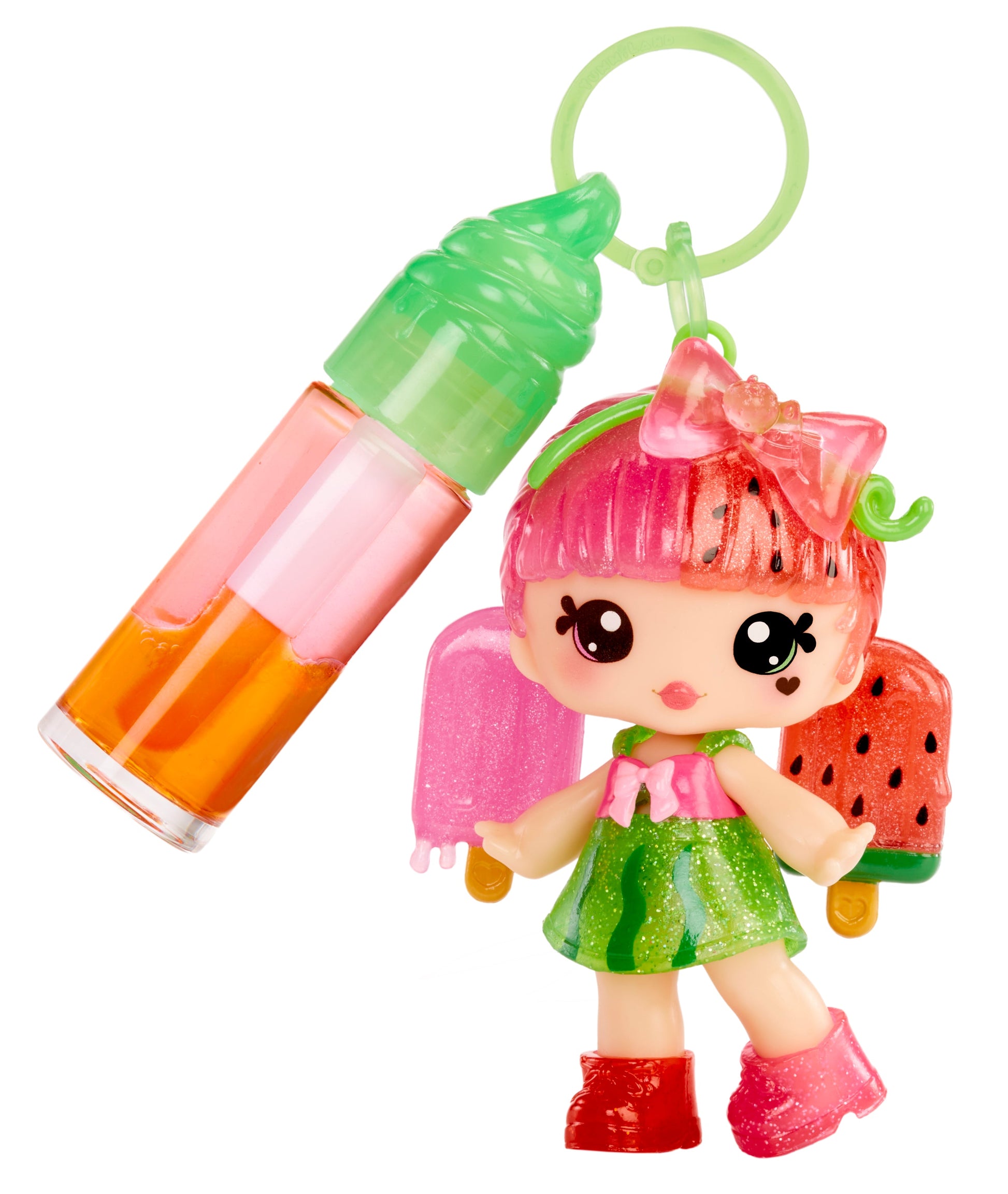 Yummiland Lip Gloss Doll: Mystery Color Change - Poppy Melonberry
